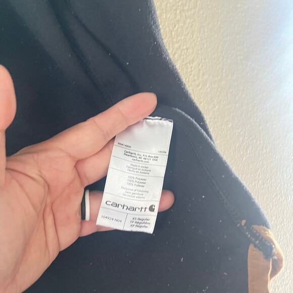 Carhartt Relaxed Fit Fleece Snap Front Vest - Picture 7 of 7